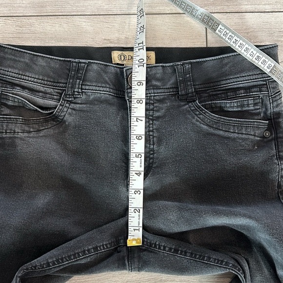 Democracy Ab technology size 12 black wash skinny jeans busted knee - Picture 7 of 11